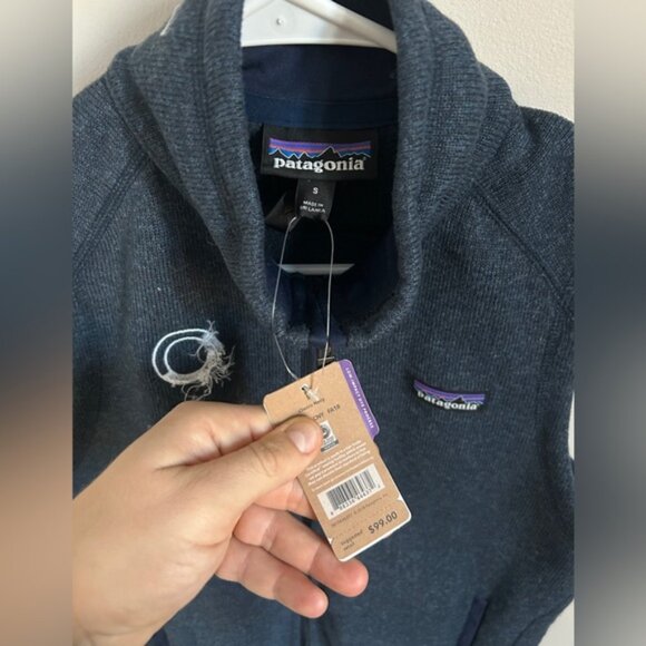 Patagonia Dark Blue Full-Zip Vest - Picture 3 of 4